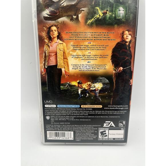 Harry Potter & The Goblet Of Fire, PSP , Complete With Manual - Picture 4 of 9